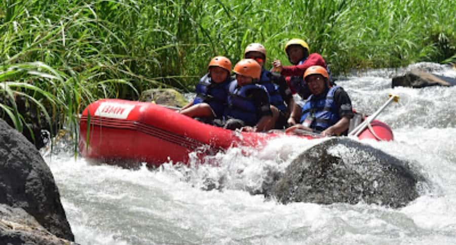 Bali Rafting: River Rafting with Zipline Down to the River - Forest, cliffs, and the feel of a real river