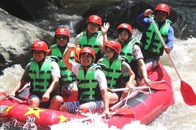Bali Rafting with Cliff CARVING Relief - Tirta Empul and the coffee plantation