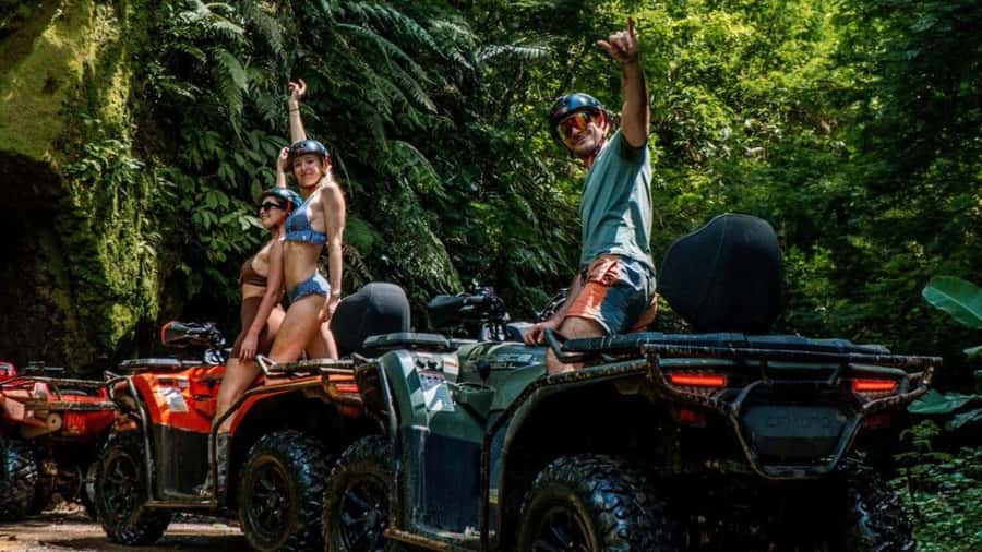 Bali: Waterfall Gorilla Cave ATV & Ubud Rafting Trip & Lunch - Lunch at Cretya Sunset Infinity Pool Bar