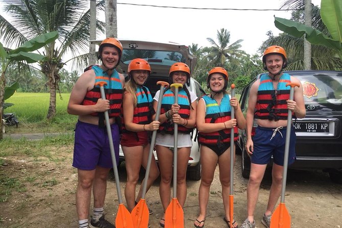 Bali White-Water Rafting Adventure - Rice paddies, waterfalls, and carved stonework