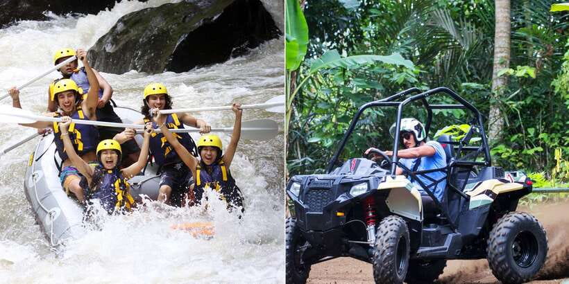 Bali: White Water Rafting and Jungle Buggies Adventure Tour - From paddle strokes to the Mason Jungle Buggies course
