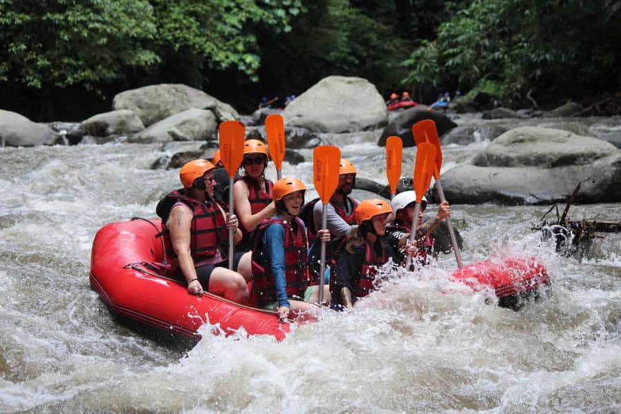 Bali: White Water Rafting, Lunch and Private Pickup - Waterfalls and swimming stops along the route