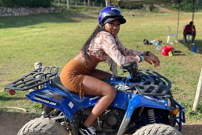 Bamboo Rafting and ATV in Montego Bay Jamaica - The Limestone Foot Massage After Rafting