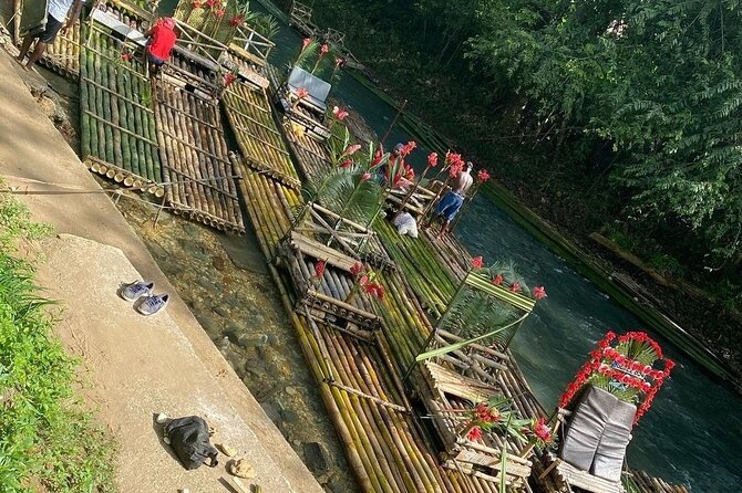 Bamboo Rafting and Limestone Foot Massage Private Tour - A slow ride through Lethe on a 30-foot bamboo raft