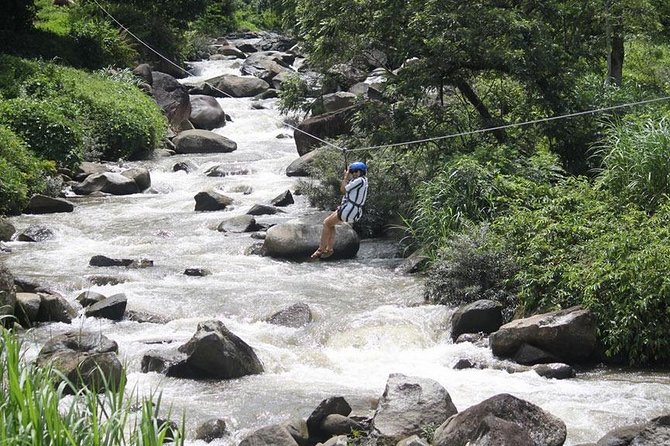Bamboo Rafting, ATV Riding and Zip Line Tour From Phuket - A 150-meter zip line, quick but fun