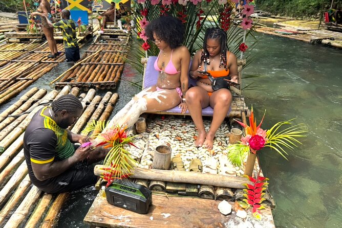 Bamboo Rafting, Catamaran Party Cruise and Snorkeling in Jamaica - The limestone foot massage is the surprise extra