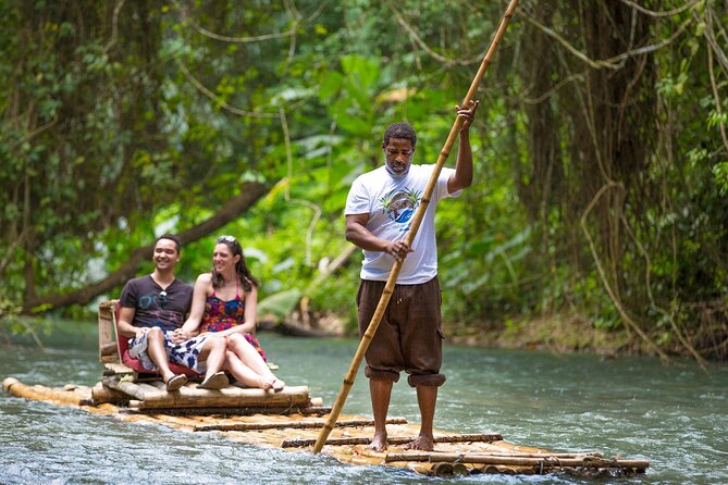 Bamboo Rafting, Hip-Strip & Margaritaville Tour from Montego Bay - One hour on Jimmy Cliff Boulevard