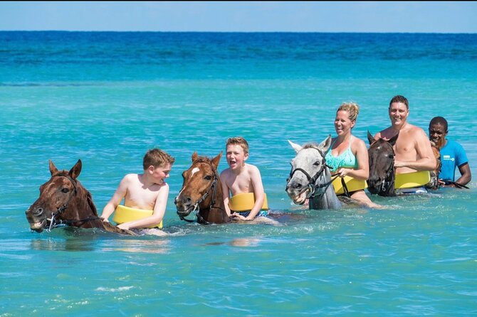 Bamboo Rafting & Horseback -dunns river Transportation Included - Limestone massage and the Jungle Socks activity
