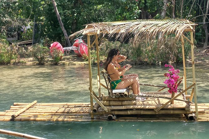 Bamboo Rafting in Ocho Rios - The Bamboo Raft Ride, About One Hour on the Water
