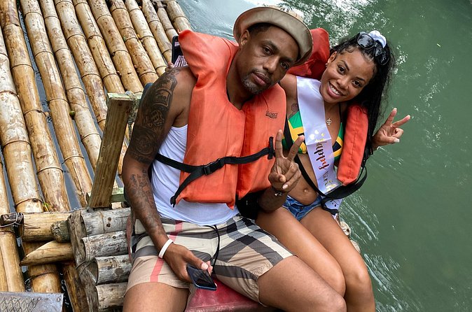 Bamboo Rafting Montego Bay - Fresh coconut and the limestone massage stop
