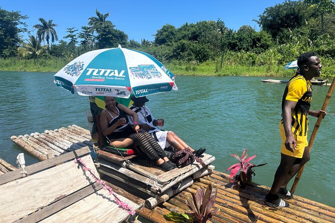 Bamboo rafting on the great river -Transportation only - The 1.5-hour bamboo raft ride