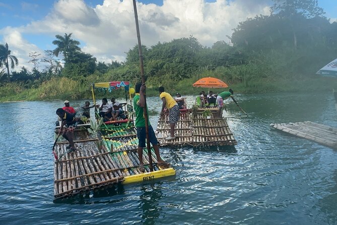 Bamboo rafting on the great river -Transportation only - What the 5-hour schedule means