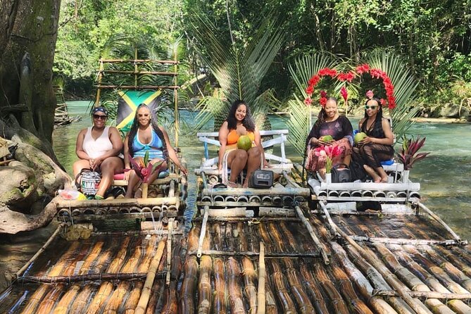 Bamboo Rafting with Limestone Foot Massage Montego Bay - Fresh coconut, rum punch, and local conversation