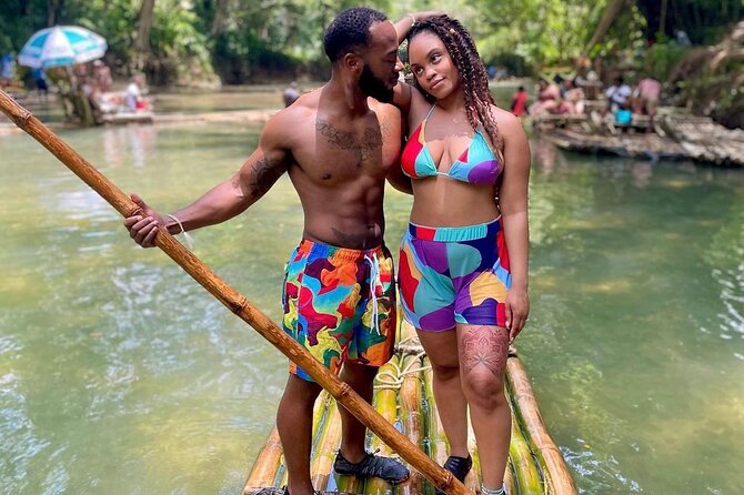 Bamboo Rafting with Limestone Massage including Transportation - Learning about fruit trees, plants, and Jamaican traditions