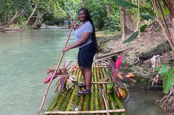 Bamboo River Rafting from Ocho Rios Jamaica - A Quiet River Start in Ocho Rios