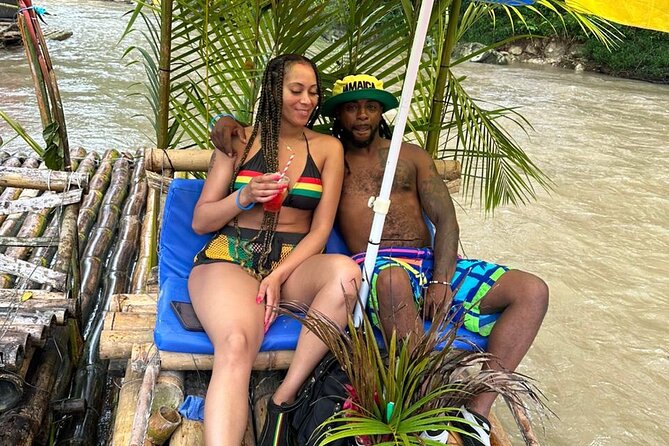 Bamboo River Rafting With Limestone Massage From Negril - Food on the river