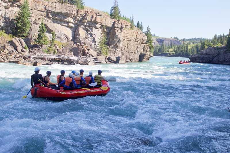 Banff: Horseshoe Canyon Whitewater Rafting Tour - The safety briefing and 15-minute ride to the put-in