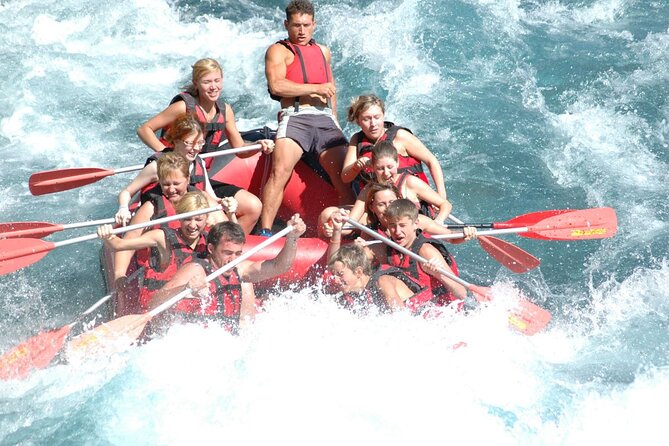 Belek Combo Tour 3 in 1 Rafting Buggy Zipline With Lunch - The zipline crossing over the river