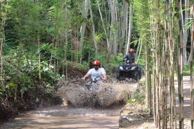 Best of Ubud Adventure: Ayung Rafting - ATV - Quad Bike with Private Transport - ATV riding through Singapadu village