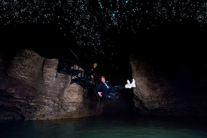 Black Water Rafting Semi Private Tour from Auckland - Floating beneath the glow worms
