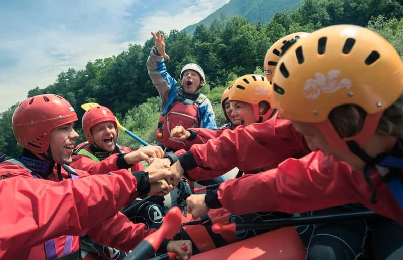 Bled: Great Fun Sava River Rafting by 3glav - The 15-minute ride to the river