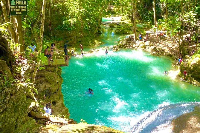 Blue Hole Secret Falls, White River Rafting, and River Tubing from Ocho Rios - Tubing adds movement to the White River