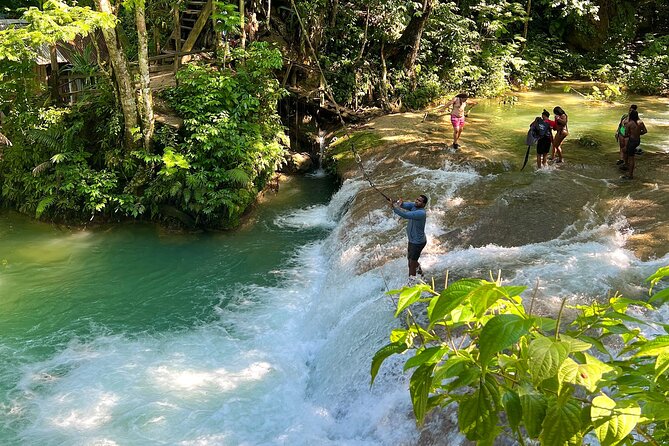 Blue Hole Waterfalls and Bamboo Rafting with Transportation - What the $139 price really buys you