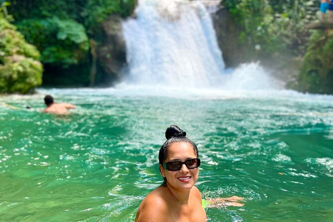 Blue Hole Waterfalls and Bamboo Rafting with Transportation - Blue Hole, where the water time gets lively