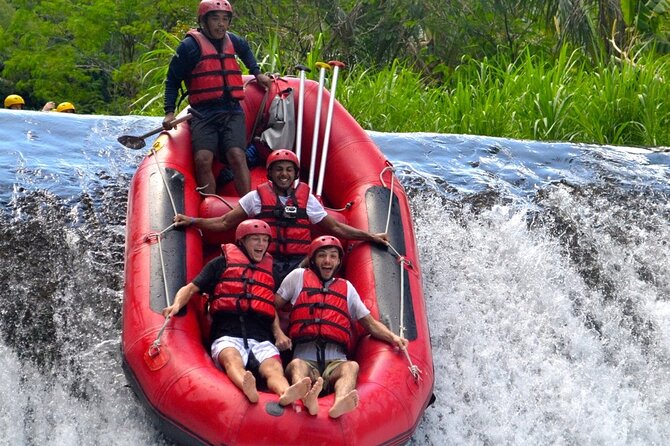 BMW Bali Rafting + Flying Fox at Telaga Waja River (LESS STAIRS) - Getting equipped at the rafting base