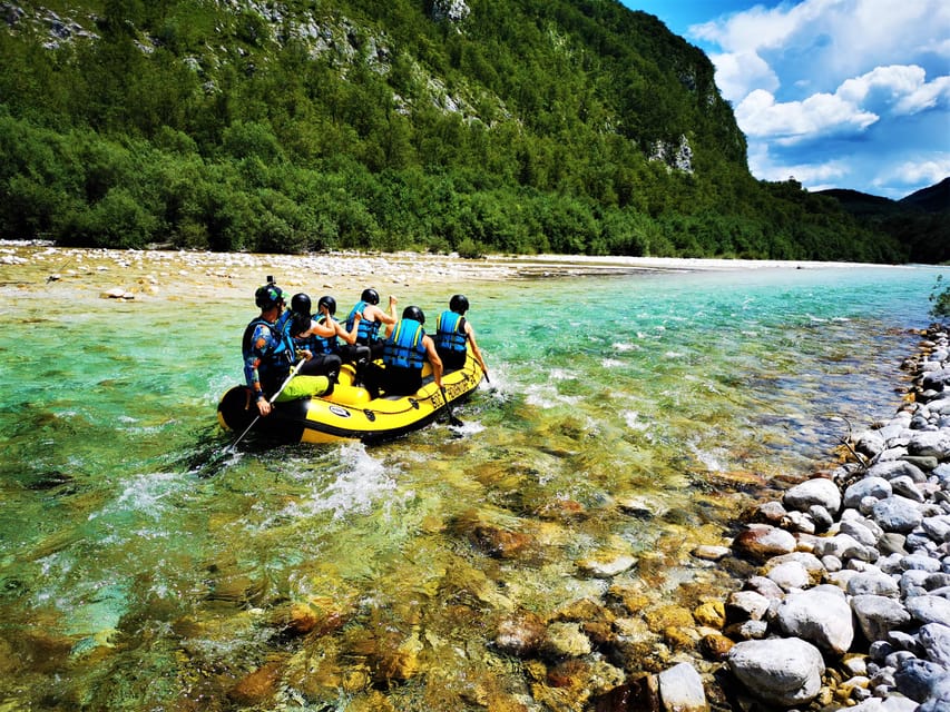 Bovec: Adventure Rafting on Emerald River Soča + FREE photos - From Bovec Base to the Srpenica 1 River Section