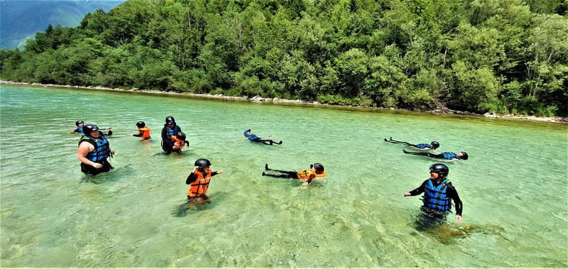Bovec: Kinder Rafting on Soča River from 4years +FREE photos - How much time do you really get on the water?