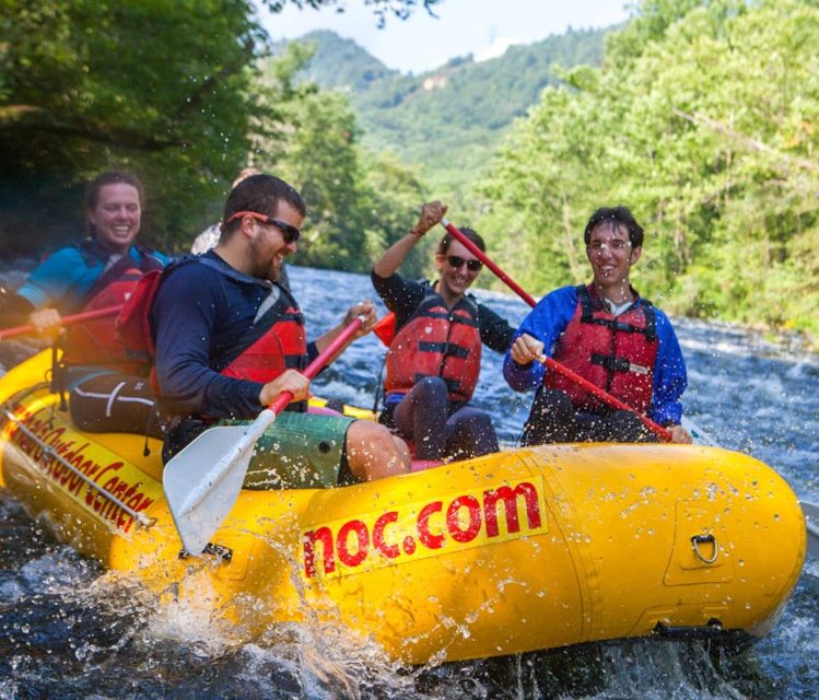Bryson City: Nantahala River Guided Whitewater Rafting Trip - Reaching Nantahala Falls at the finish