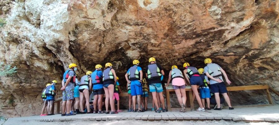 Calasparra: Almadenes Canyon Rafting with Caves and Rock Art - Otter Cave and the second half on the water