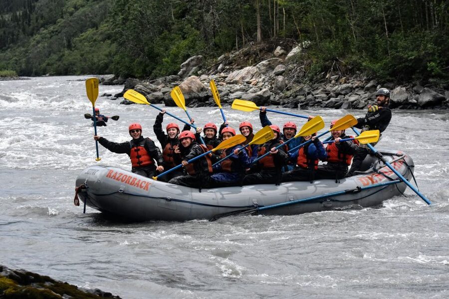 Canyon Run: Denali National Park Class IV Whitewater Rafting - The 11-mile run toward Healy