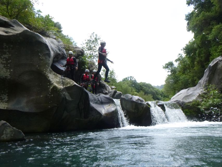 Canyoning and bodyrafting in the Alcantara River - The water, slides, and natural pools