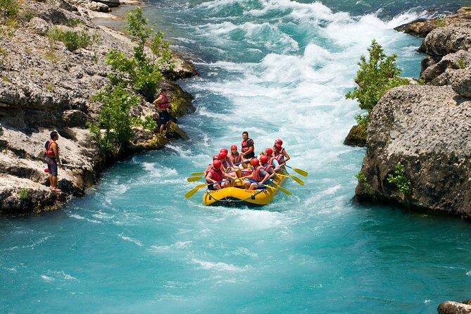 Canyoning and Rafting Adventure - Canyoning, swimming, and cold water