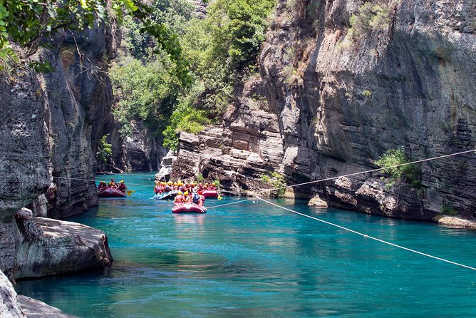 Canyoning and Rafting Adventure incl. Lunch from Side - What the listed stops really mean