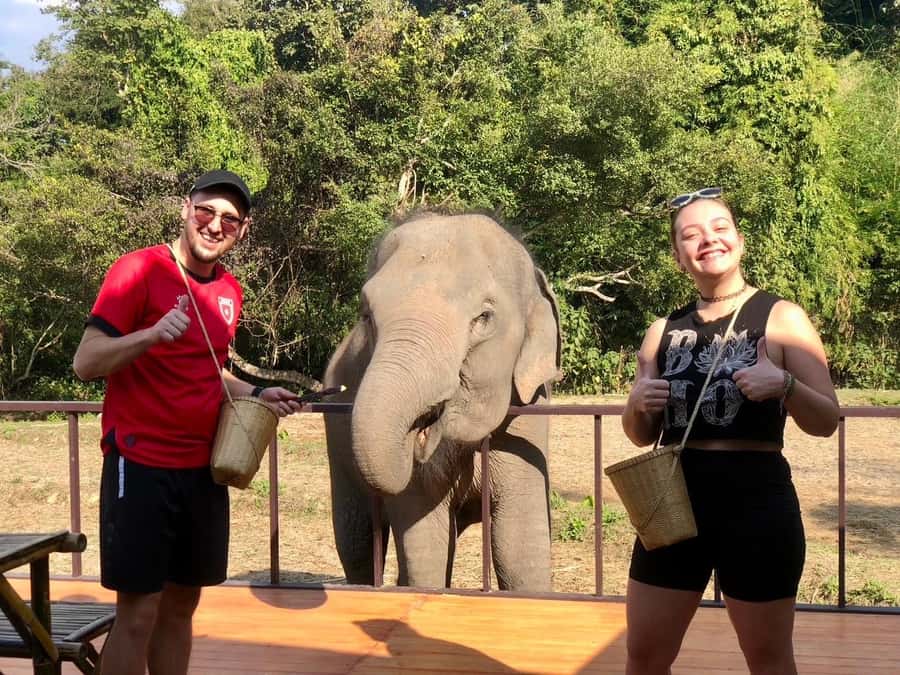 Chiang Mai: 2-Day Tour with Rafting, Elephants, and Waterfall - Breakfast views and the Karen village