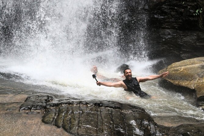 Chiang Mai Adventure ATV Secret Waterfall and Bamboo Rafting - A cool break at the secret waterfall