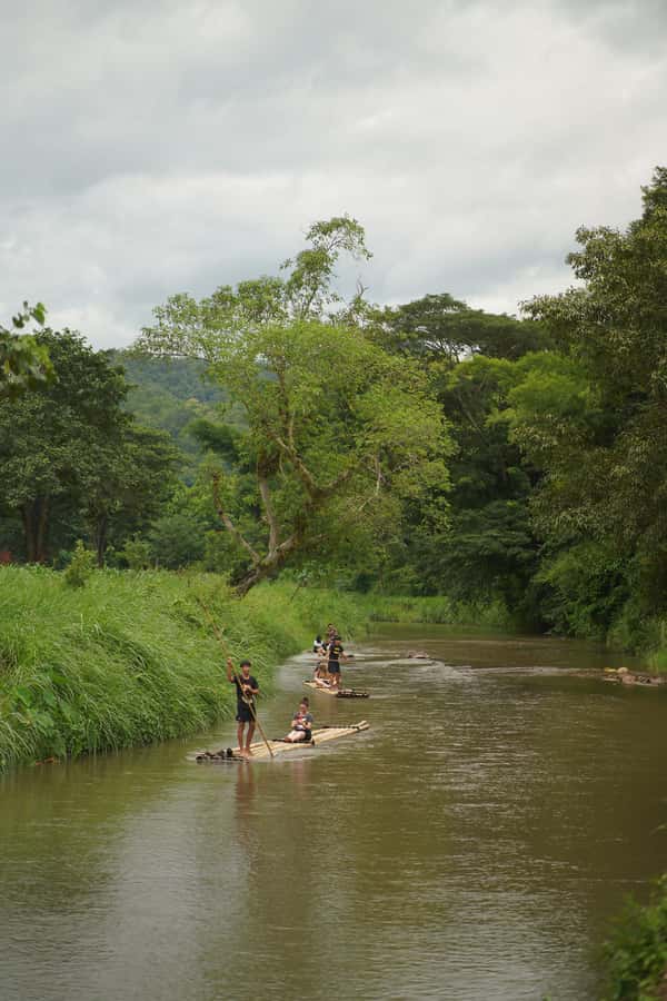 Chiang Mai: ATV Adventure 2-Hrs,Feeding,Rafting & Lunch Trip - A traditional Thai lunch in the jungle