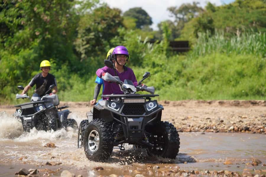 Chiang Mai: ATV Adventure 2-Hrs,Feeding,Rafting & Lunch Trip - The two-hour ATV ride through jungle and fields