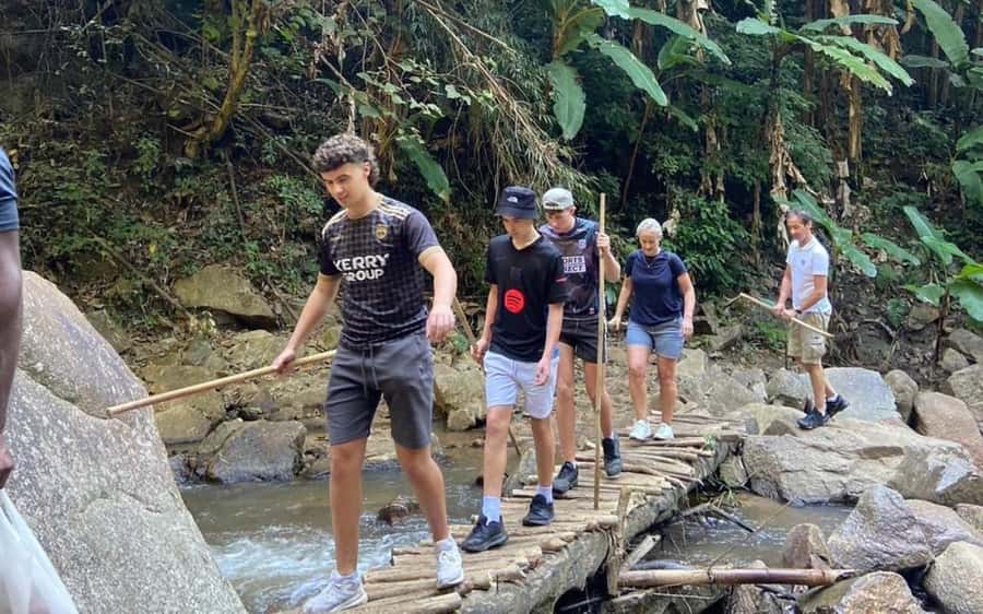 Chiang Mai: ATV Adventure, Jungle Hike & White Water Rafting - Two hours on the jungle trail to a waterfall