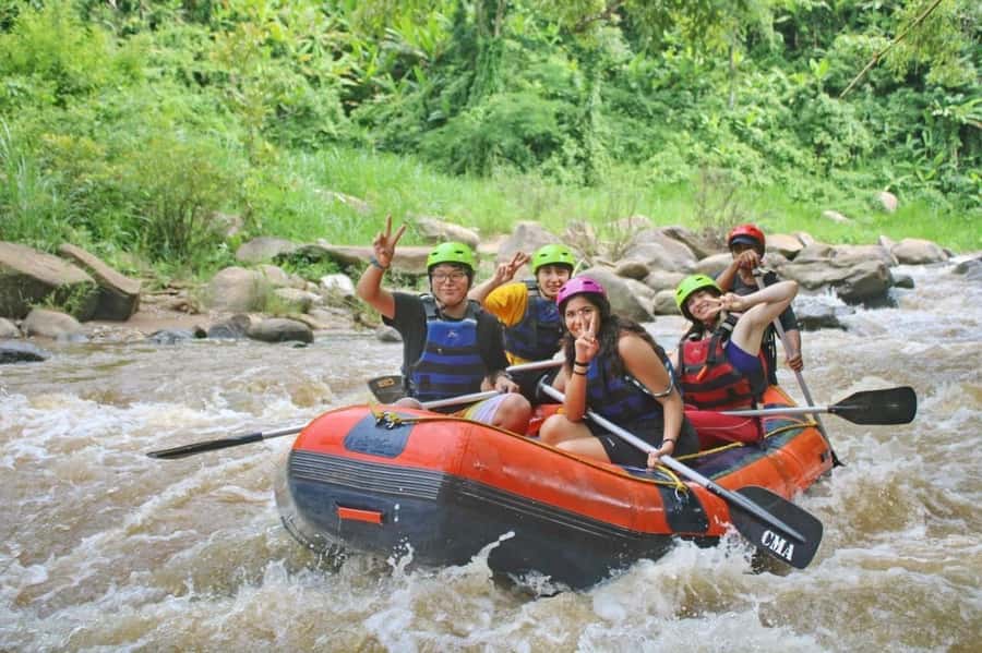 Chiang Mai: ATV, White Water Raft, & Sticky Waterfall Tour - One day, three kinds of adventure