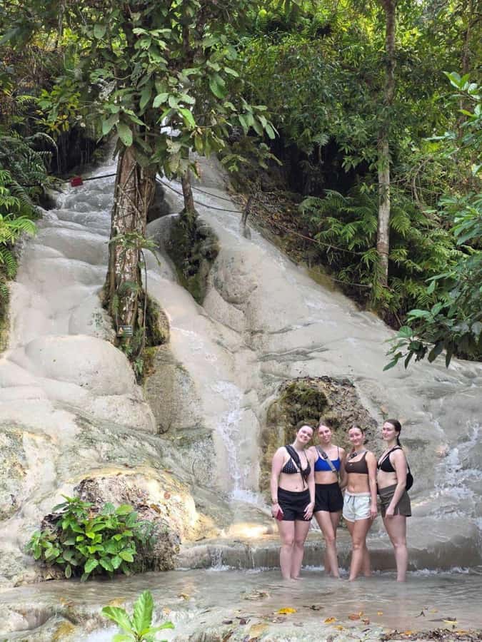 Chiang Mai: ATV, White Water Raft, & Sticky Waterfall Tour - Sticky Waterfall in the morning