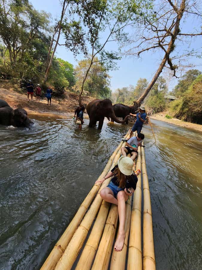 Chiang Mai: Bamboo Rafting and Wat Phra That Doi Kham - Two sides of Chiang Mai in one afternoon