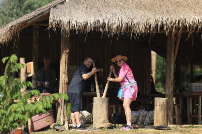 Elephant Sanctuary Bamboo Raft & Padthai Cooking