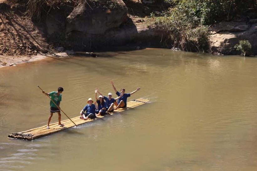 Chiang Mai: Elephant Sanctuary Bamboo Raft & Padthai Cooking - Feeding and walking with rescued elephants