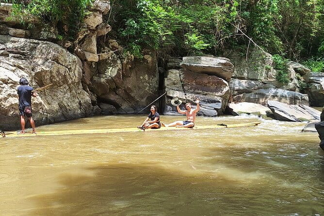 Chiang Mai Elephant Sanctuary Observation and Bamboo Rafting - Walking through the jungle with the elephants