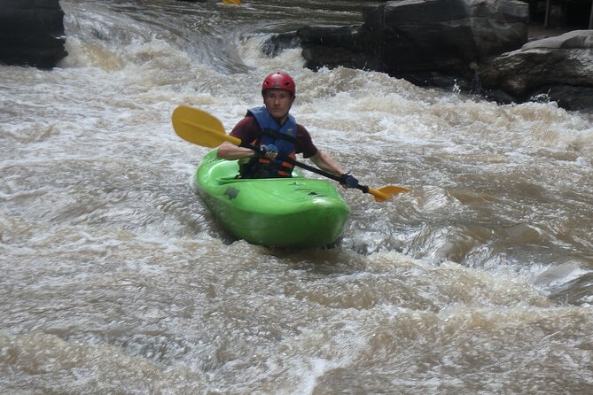 Chiang Mai: Jungle Kayak Adventure with Rapids & Elephants - Safety equipment and support on the river