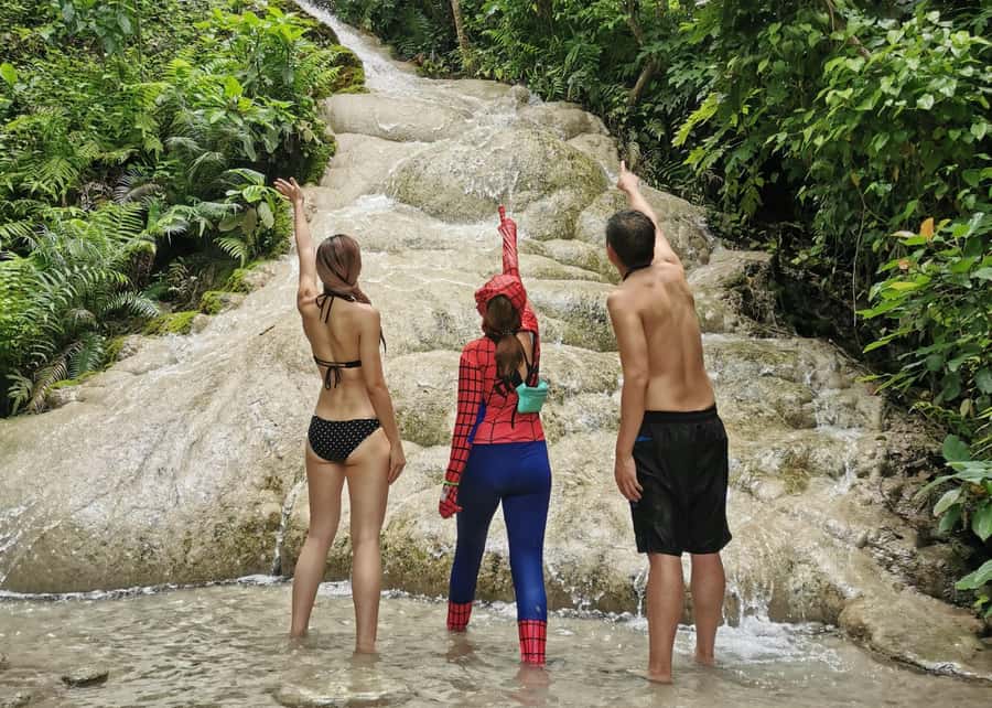 Chiangmai : A Bamboo Raft Safari , Sticky waterfalls, - Timing, pickup, and cancellation